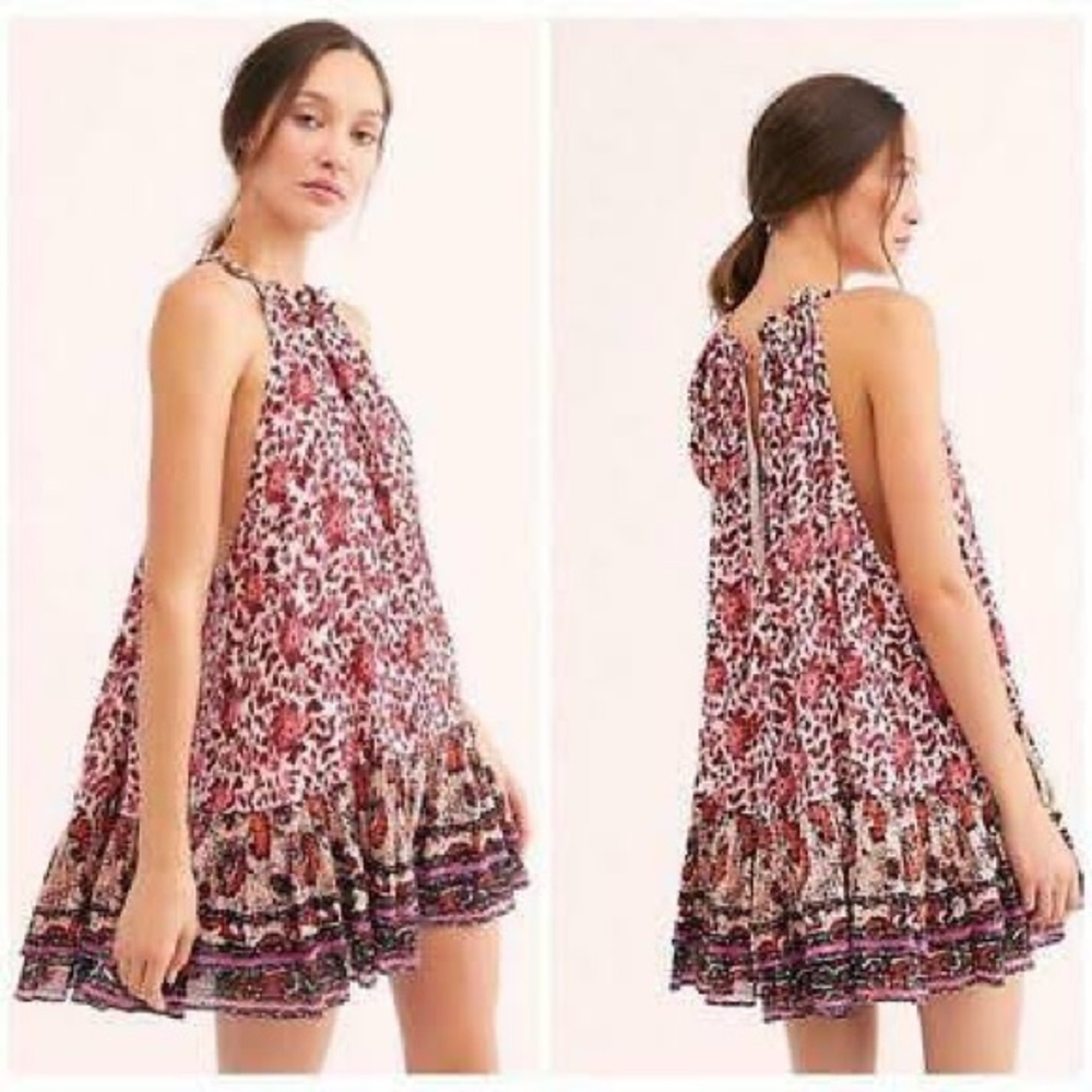 Free People Lyla Mini Swing Dress Size Small NEW WITHOUT TAGS